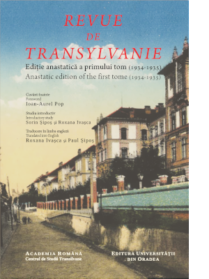 Revue de Transylvanie. Ediție anastatică a primului tom (1934-1935)